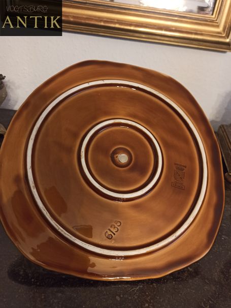Sarreguemines Käseplatte, Servierplatte aus Keramik