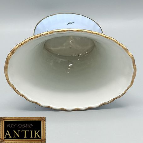 Porzellan Vase Manufacture Couleuvre Frankreich ca 1920.