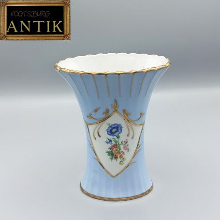 Porzellan Vase Manufacture Couleuvre Frankreich ca 1920.
