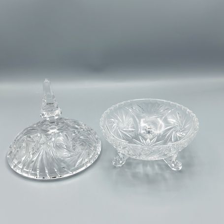 Vintage Bonboniere aus Kristall
