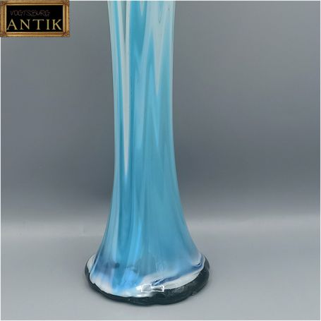 Große grün-blaue Murano-Vase, Italien