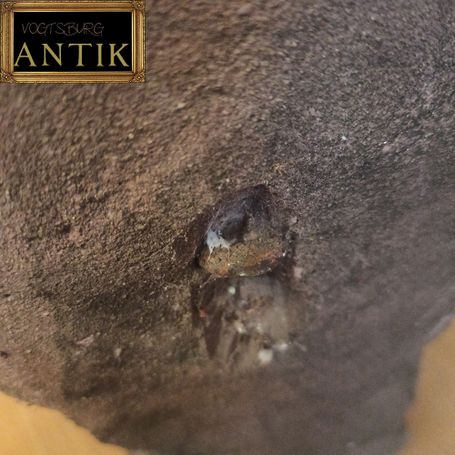 Antik Madonna und Konsole aus Stein 
