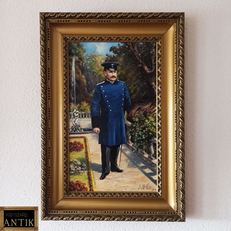 Gemälde Öl auf Leinwand,
signiert G. Bihrer 1932
