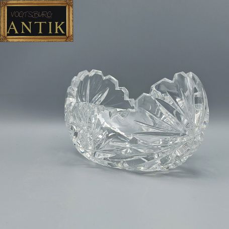 Vintage Bleikristall Schiff Schale Jardiniere